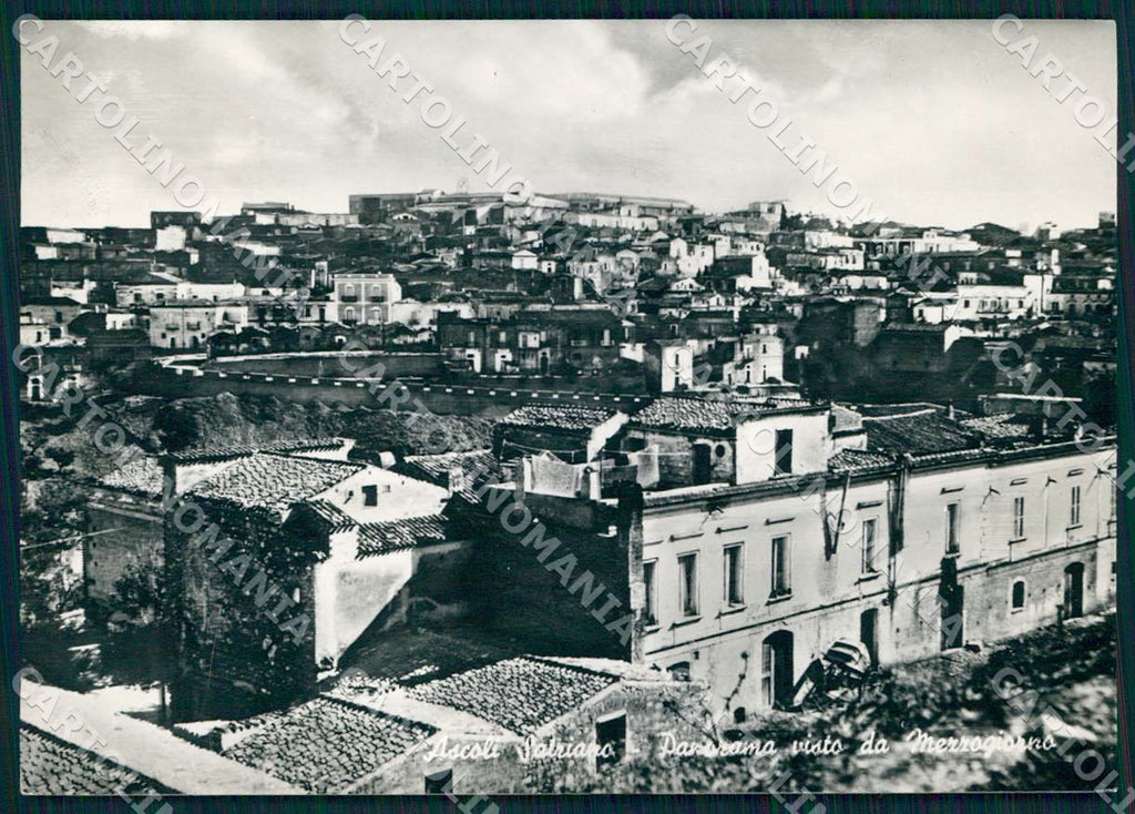 Foggia Ascoli Satriano Panorama Visto da Mezzogiorno foto FG cartolina WX7182 – fronte