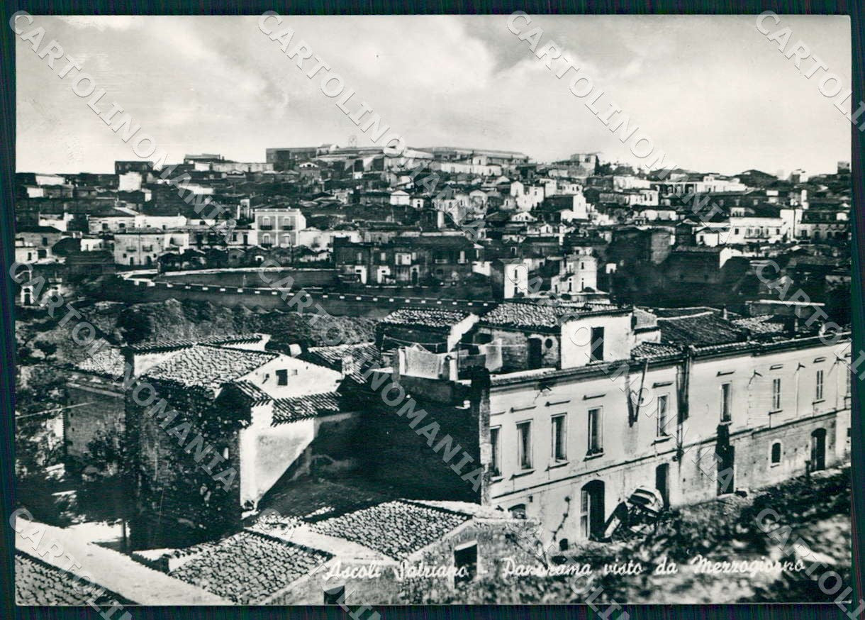 Foggia Ascoli Satriano Panorama Visto da Mezzogiorno foto FG cartolina WX7182 – fronte