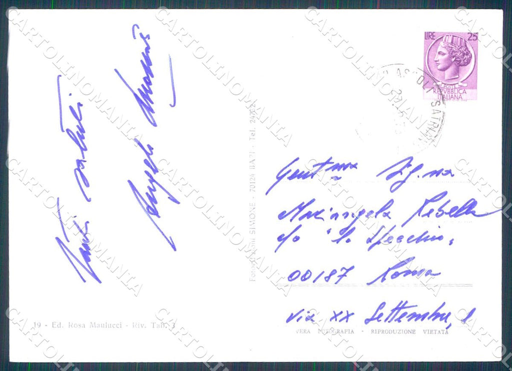 Foggia Ascoli Satriano Palazzo D'Ascoli foto FG cartolina WX7185 – retro