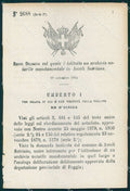 Regio Decreto N 2688 1884 Comune Ascoli Satriano Archivio Notarile WX7186 – fronte