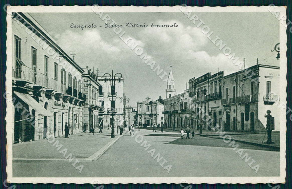 Foggia Cerignola Piazza Vittorio Emanuele cartolina WX7187 – fronte