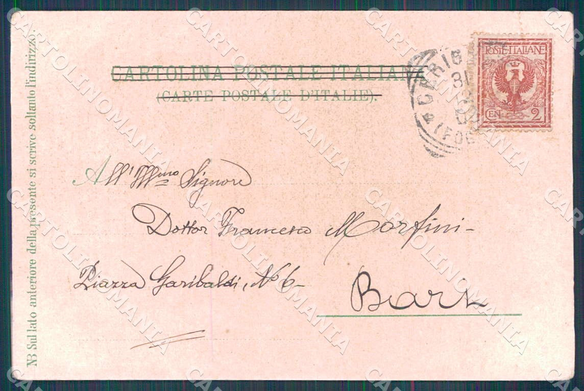Foggia Cerignola Corso Vittorio Emanuele cartolina WX7190 – retro