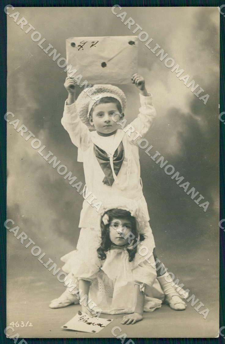 Bambini Usata a Cerignola 1911 foto cartolina WX7192 – fronte