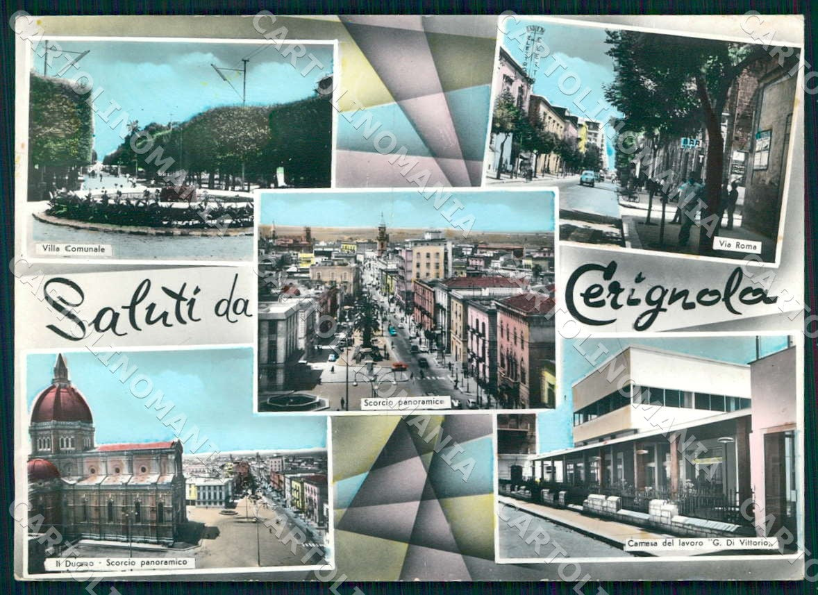 Foggia Cerignola Sauti da Vedutine Via Roma foto FG ccartolina WX7204 – fronte