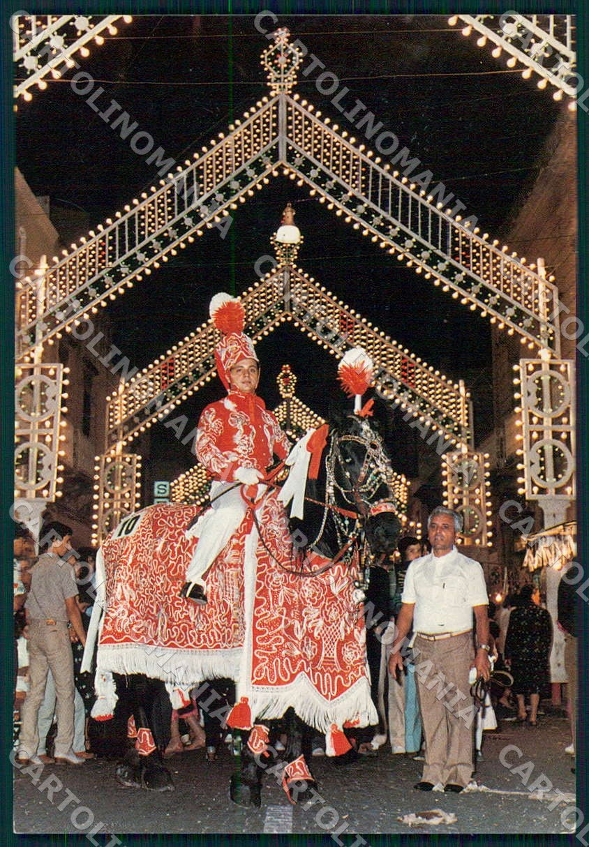 Brindisi Ostuni Cavallo Festa Patronale foto FG cartolina WX7216 – fronte