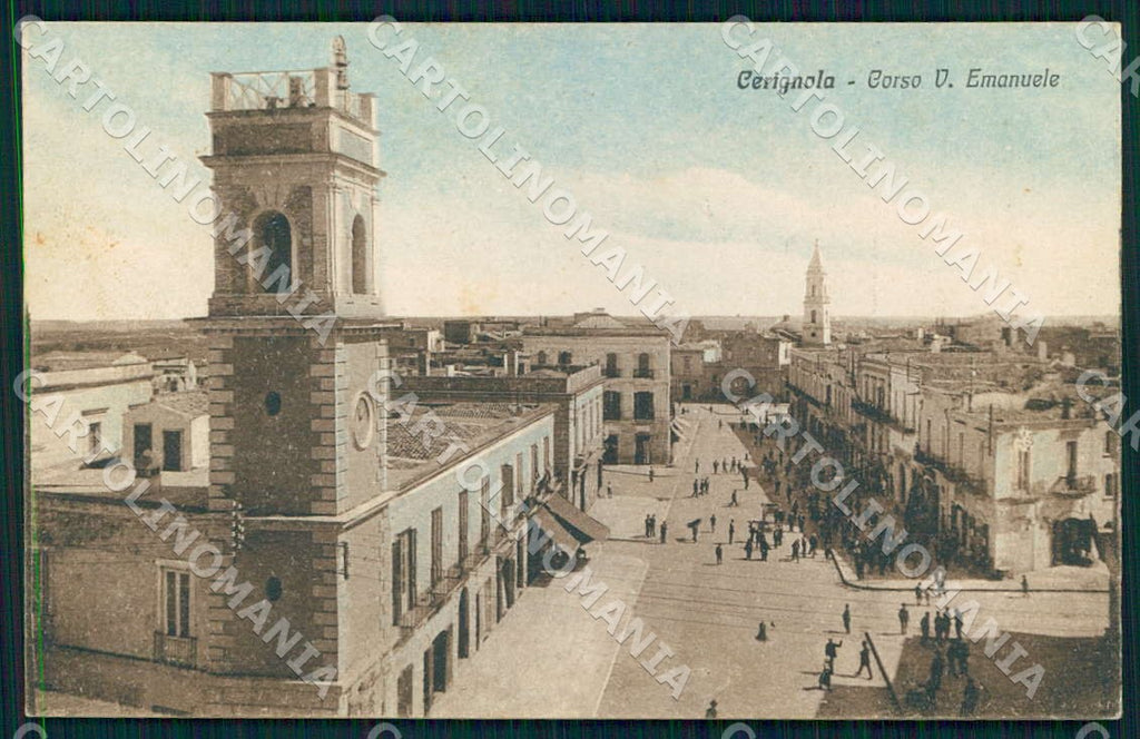 Foggia Cerignola Corso Vittorio Emanuele cartolina WX7229 – fronte