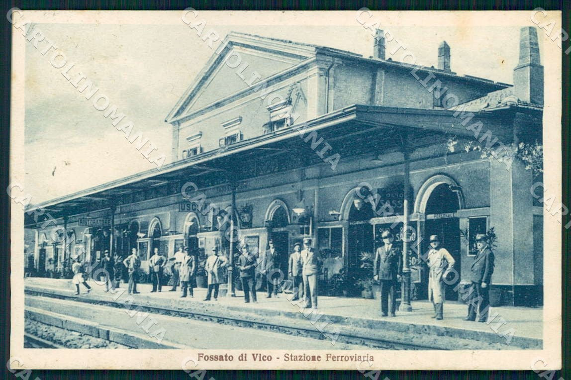 Perugia Fossato di Vico Stazione Ferroviaria cartolina WX7253 – fronte