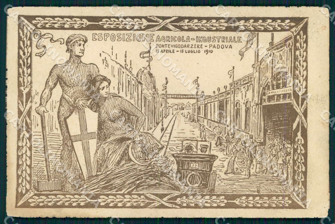 Padova Pontevigodarzere Esposizione Agricola Industriale 1910 cartolina WX7256 – fronte