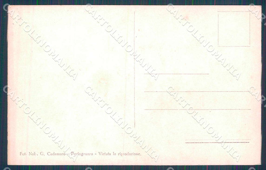 Venezia Noventa di Piave Panorama Rovine WW1 cartolina WX7258 – retro