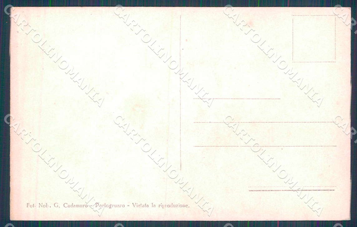 Venezia Noventa di Piave Panorama Rovine WW1 cartolina WX7258 – retro