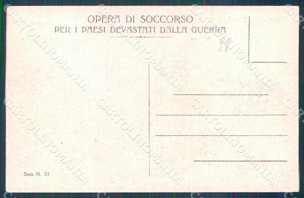 Treviso Susegana Diocesi Ceneda Opera Soccorso Municipio cartolina WX7260 – retro