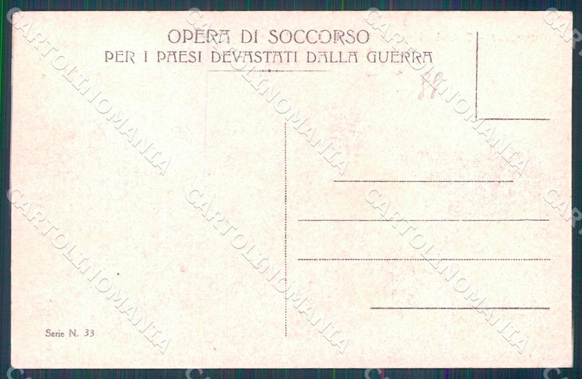 Treviso Susegana Diocesi Ceneda Opera Soccorso Municipio cartolina WX7260 – retro