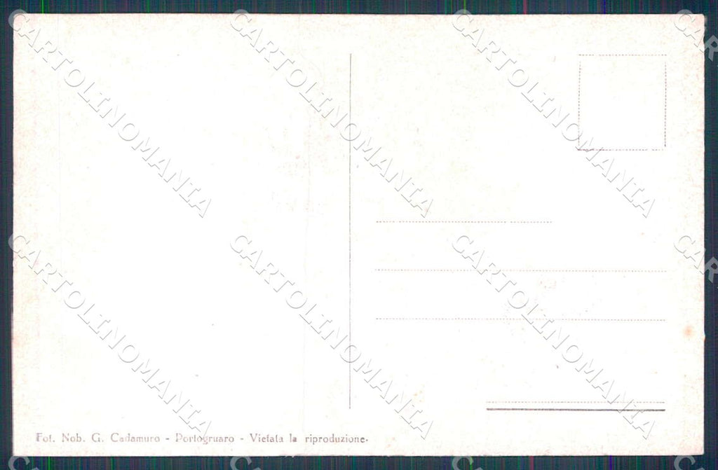 Venezia San Donà di Piave Via Maggiore Rovine WW1 cartolina WX7266 – retro