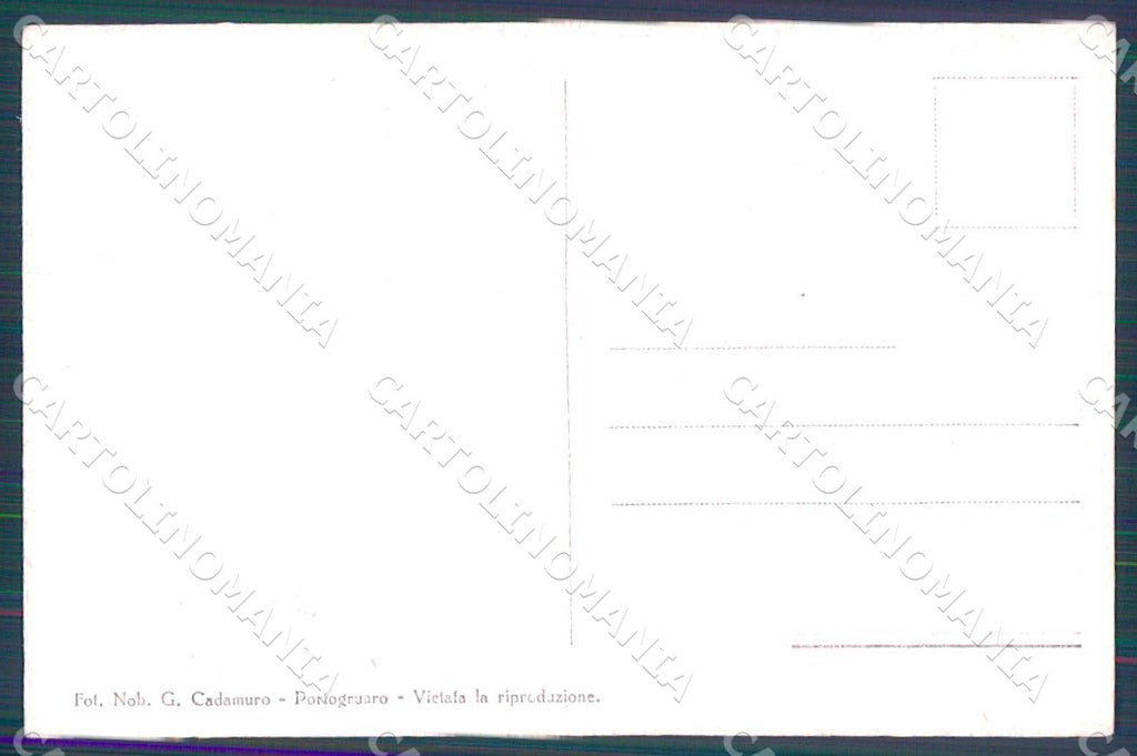 Venezia San Donà di Piave Via Maggiore Rovine WW1 cartolina WX7267 – retro