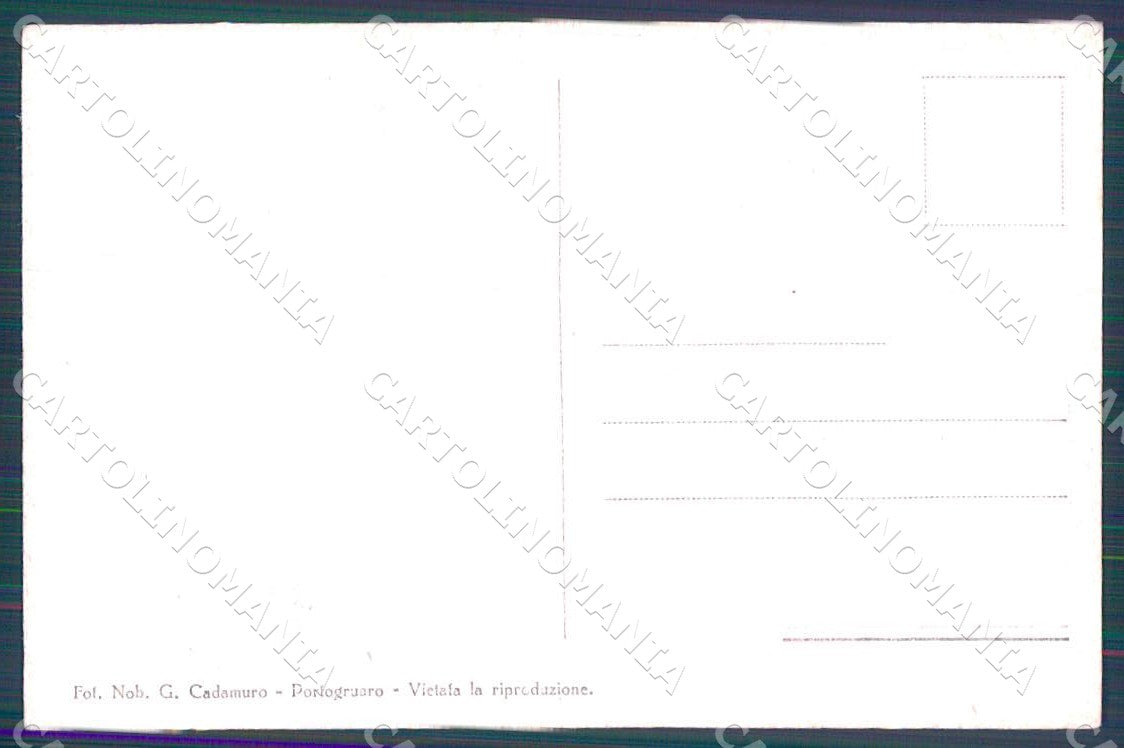 Venezia San Donà di Piave Via Maggiore Rovine WW1 cartolina WX7267 – retro