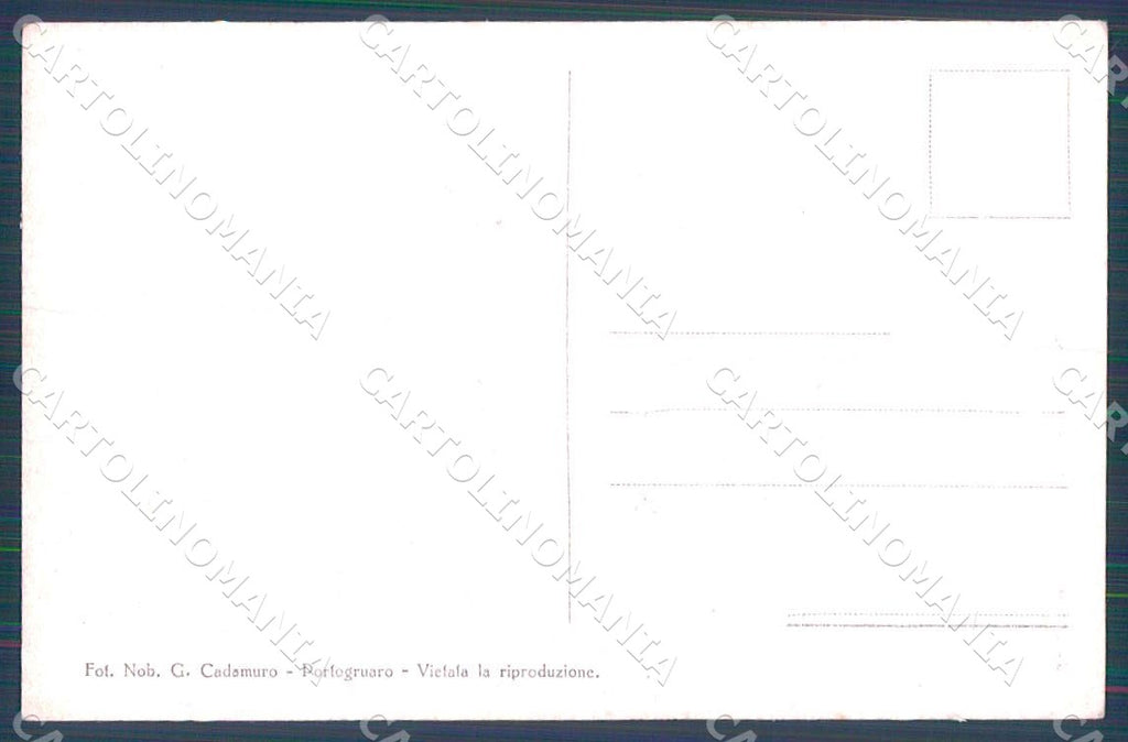 Venezia San Donà di Piave Via Maggiore Rovine Militari WW1 cartolina WX7268 – retro