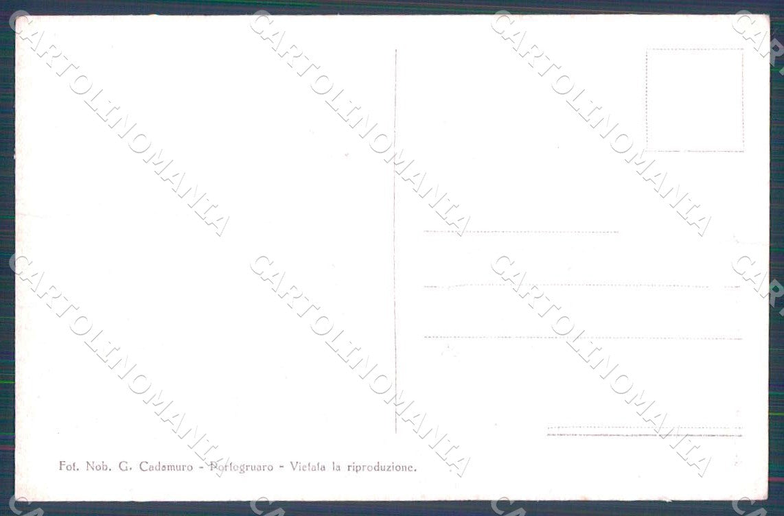Venezia San Donà di Piave Via Maggiore Rovine Militari WW1 cartolina WX7268 – retro