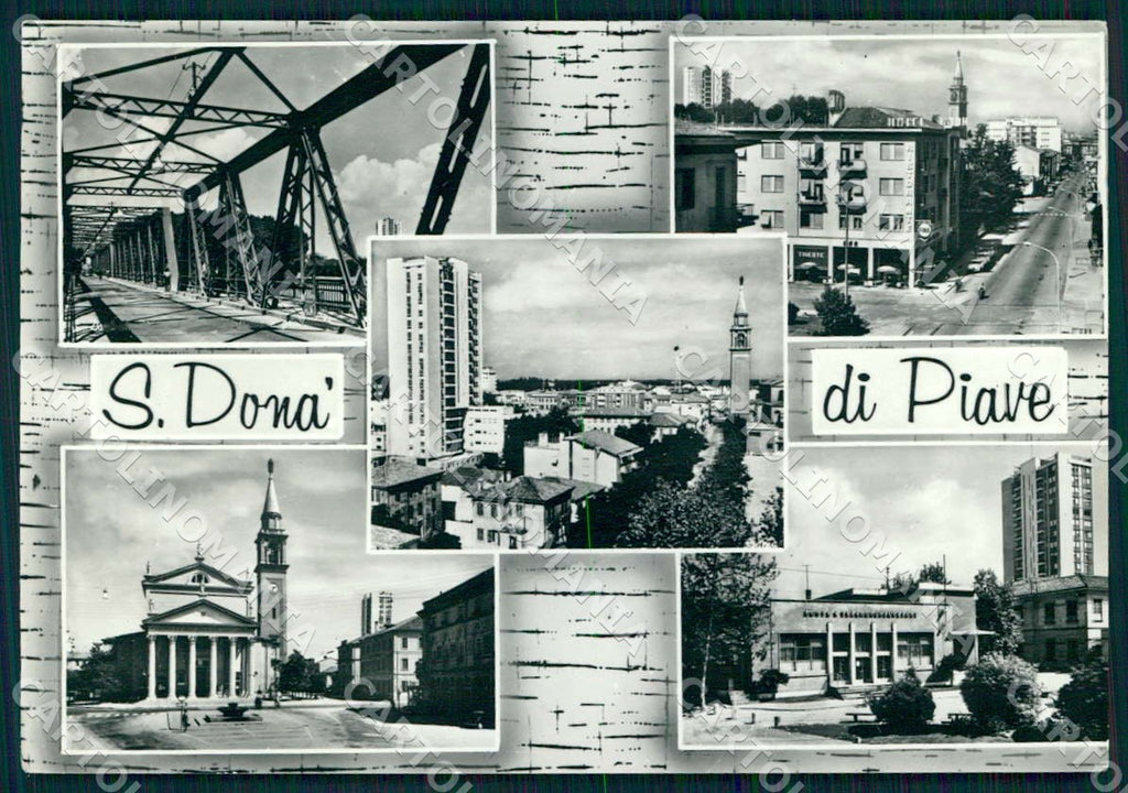 Venezia San Donà di Piave Vedutine Poste Foto FG cartolina WX7273 – fronte