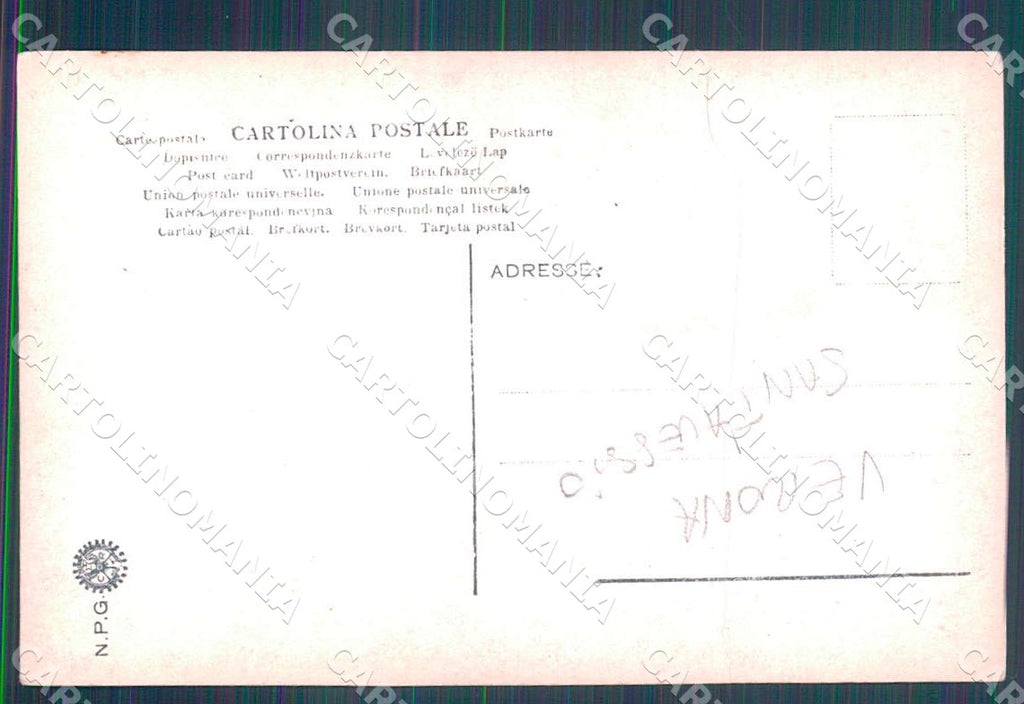 Verona Città San Alessio Lavandaie NPG Foto cartolina WX7282 – retro