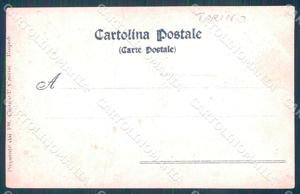 Torino Città Istituto Figlie dei Militari Caserma Dogali Foto cartolina WX7293 – retro