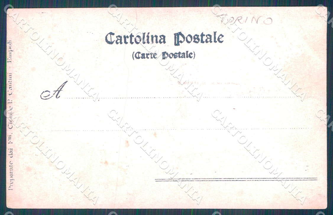 Torino Città Istituto Figlie dei Militari Caserma Dogali Foto cartolina WX7293 – retro