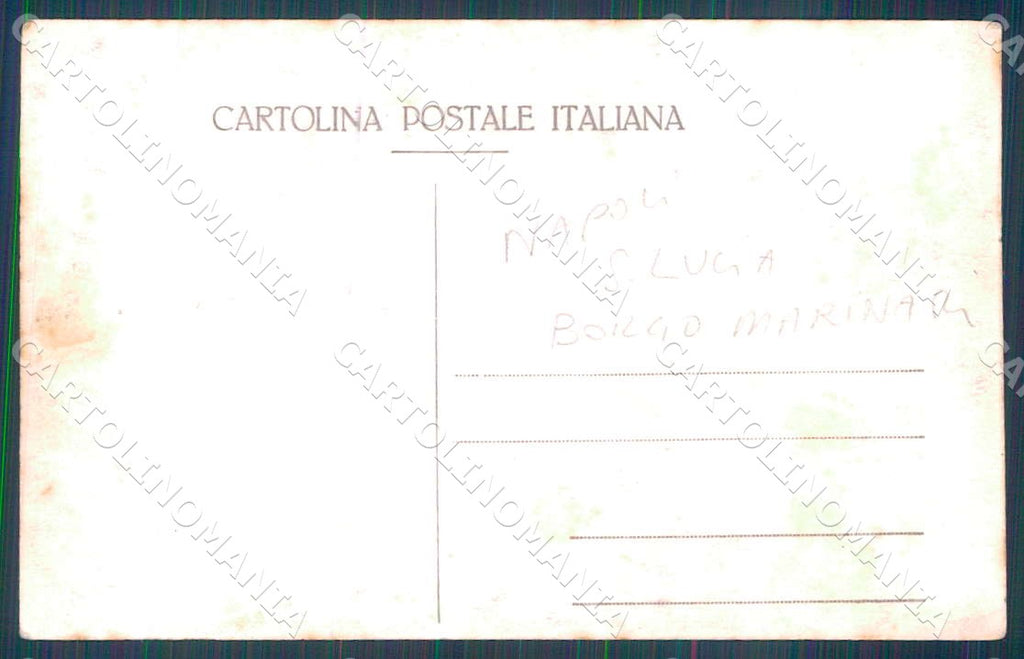 Napoli Santa Lucia Borgo Marinari Ristorante Fratelli Caso Foto cartolina WX7294 – retro