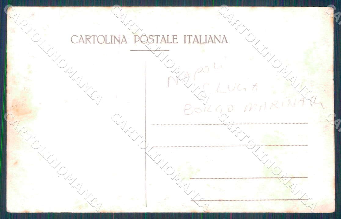 Napoli Santa Lucia Borgo Marinari Ristorante Fratelli Caso Foto cartolina WX7294 – retro