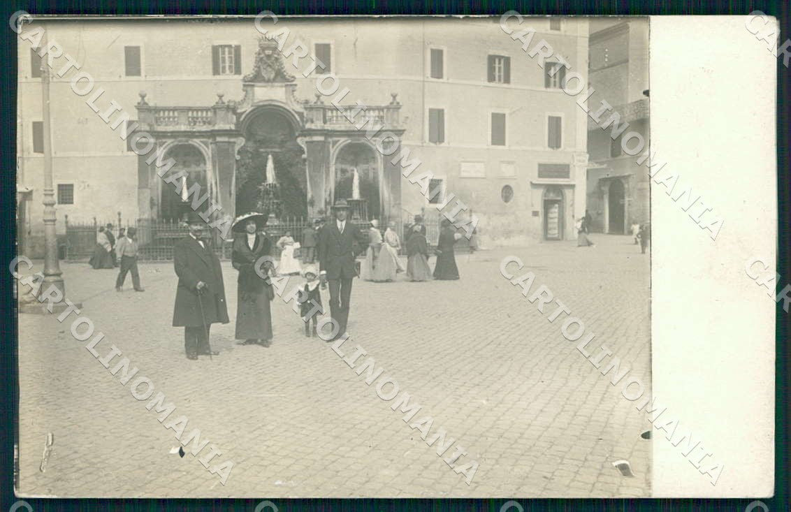 Roma Frascati Fontana Piazza Vittorio Emanuele Foto cartolina WX7301 – fronte