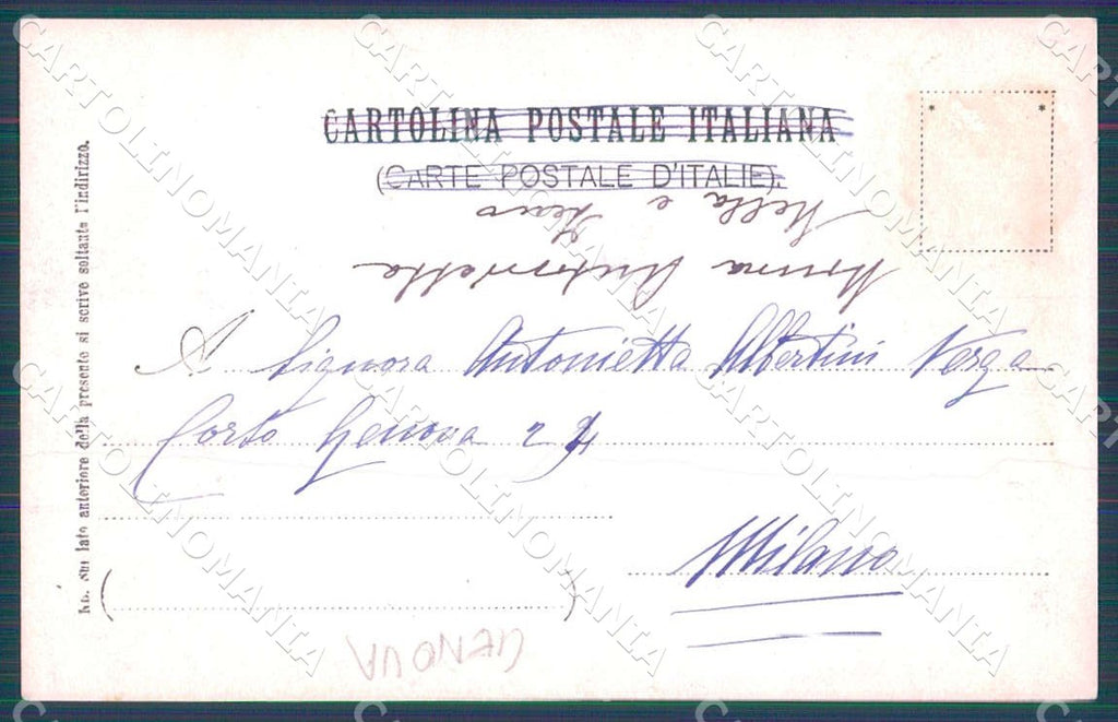Genova Madonna del Monte ? Panorama Foto cartolina WX7318 – retro