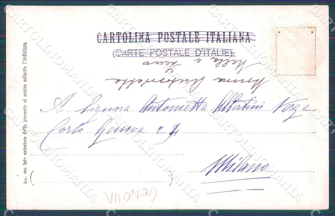 Genova Madonna del Monte ? Panorama Foto cartolina WX7318 – retro