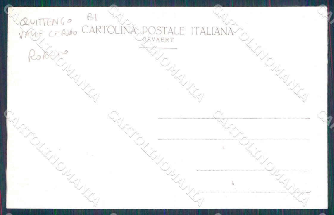 Biella Quittengo Valle Cervo Roreto Foto cartolina WX7319 – retro
