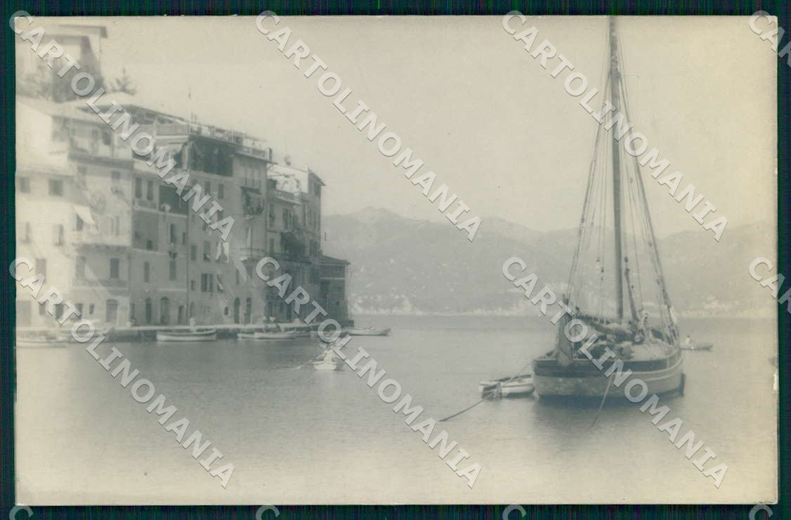 Genova Portofino Barca a Vela Foto cartolina WX7323 – fronte