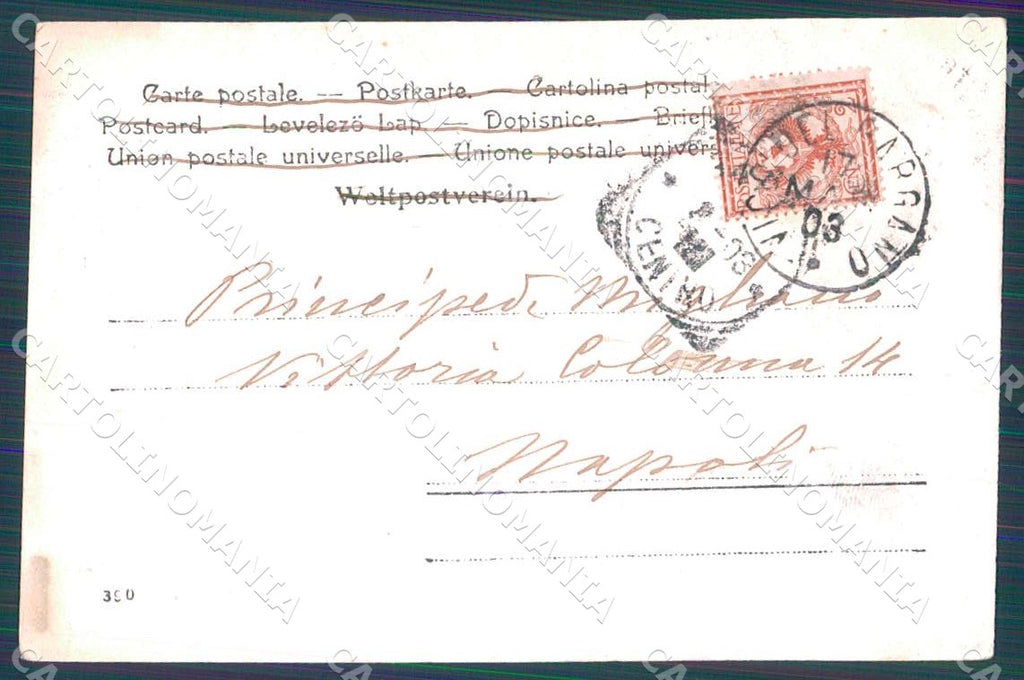 Foggia Vico del Gargano Tenente 35 Reggimento Fanteria Foto cartolina WX7329 – retro