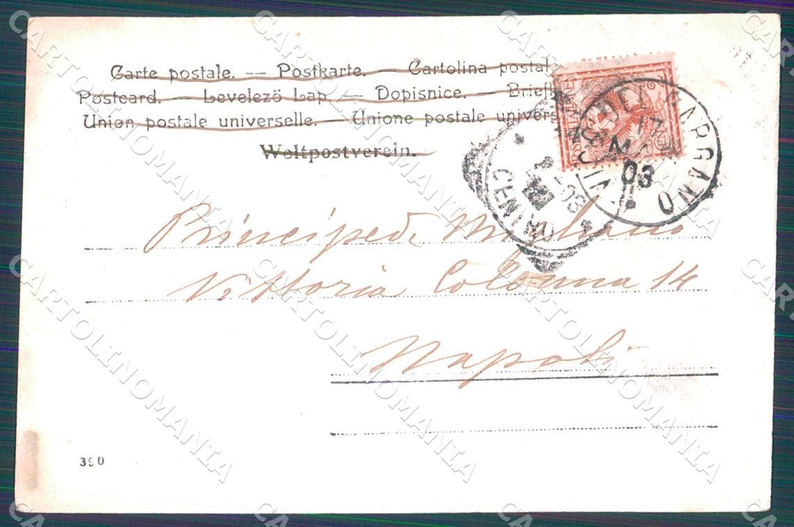 Foggia Vico del Gargano Tenente 35 Reggimento Fanteria Foto cartolina WX7329 – retro