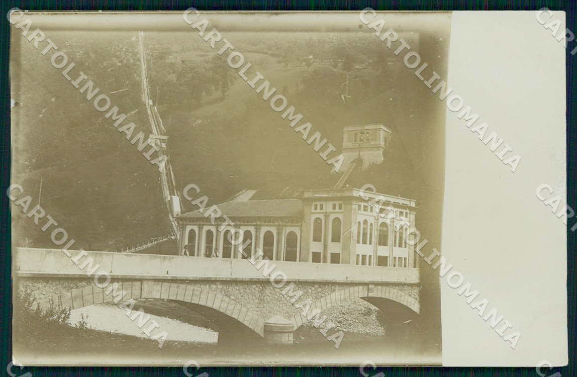 Bergamo Camerata Cornello Centrale Idroelettrica Foto cartolina WX7331 – fronte