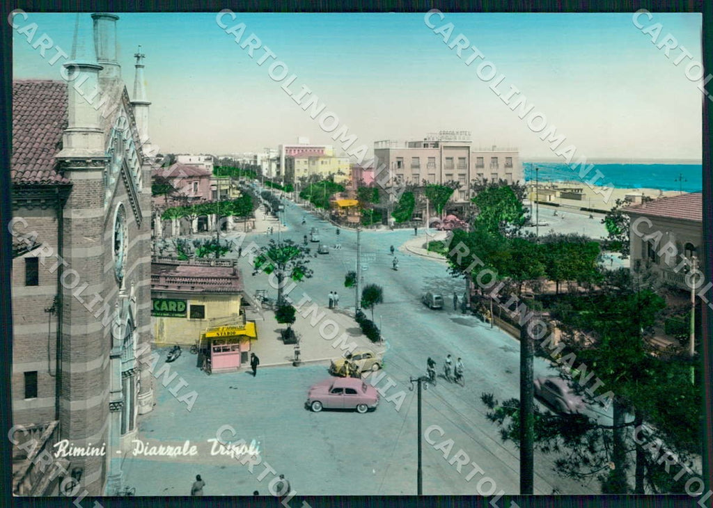 Rimini Città Piazzale Tripoli FG Foto cartolina WX7339 – fronte