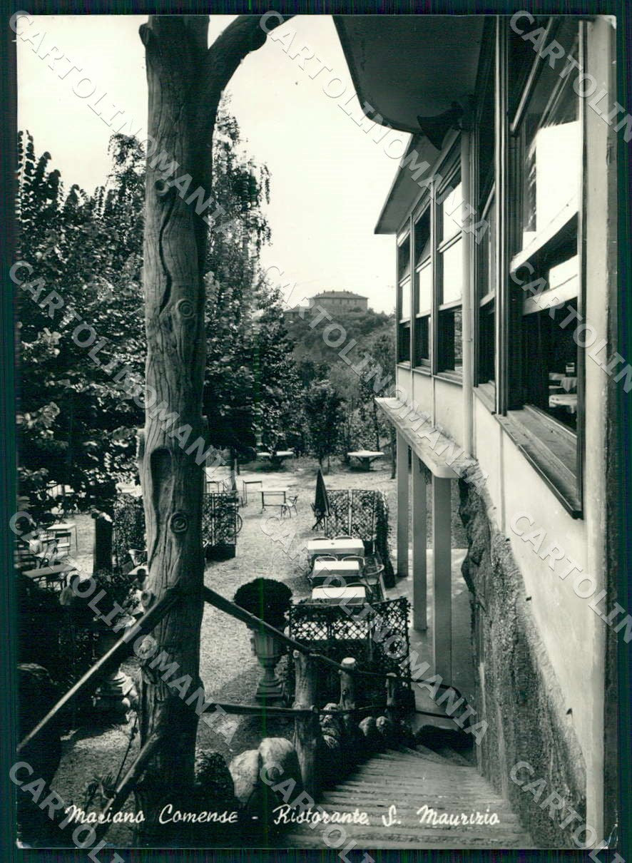 Como Mariano Comense Ristorante San Maurizio FG Foto cartolina WX7342 – fronte