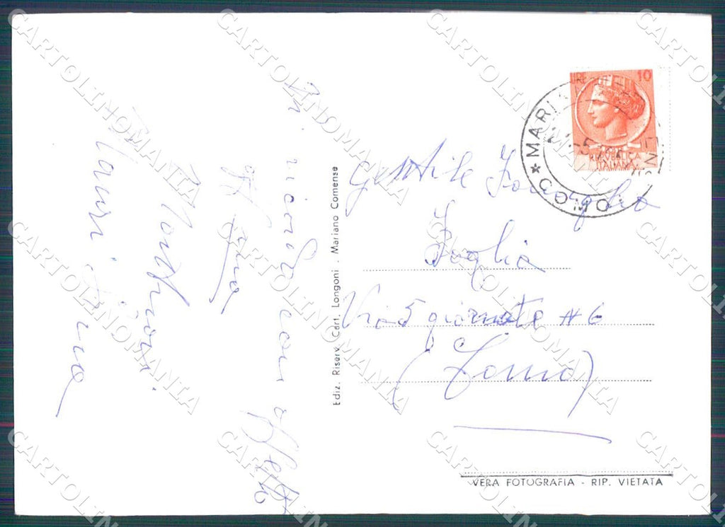Como Mariano Comense Ristorante San Maurizio FG Foto cartolina WX7342 – retro
