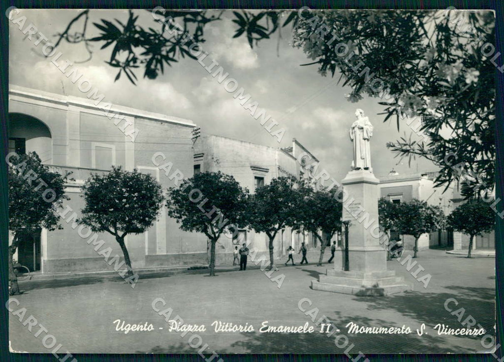 Lecce Ugento Piazza Vittorio Emanuele II FG Foto cartolina WX7349 – fronte