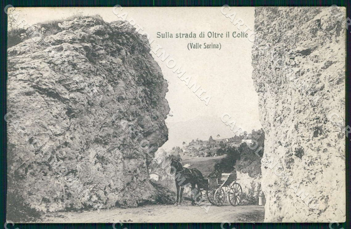 Bergamo Serina sulla Strada di Oltre il Colle Modiano cartolina WX7357 – fronte