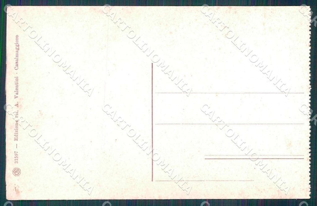 Cremona Casalmaggiore Piazza Garibaldi cartolina WX7364 – retro