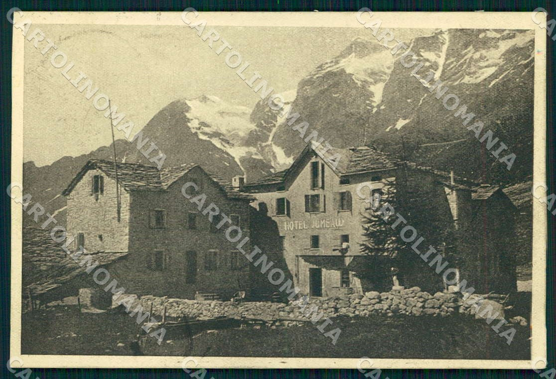 Aosta Breuil Cervinia Hotel des Jumeaux cartolina WX7369 – fronte