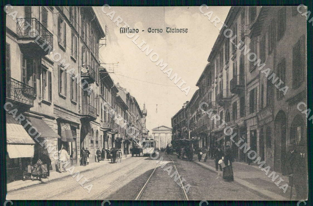Milano Città Corso Ticinese cartolina WX7377 – fronte