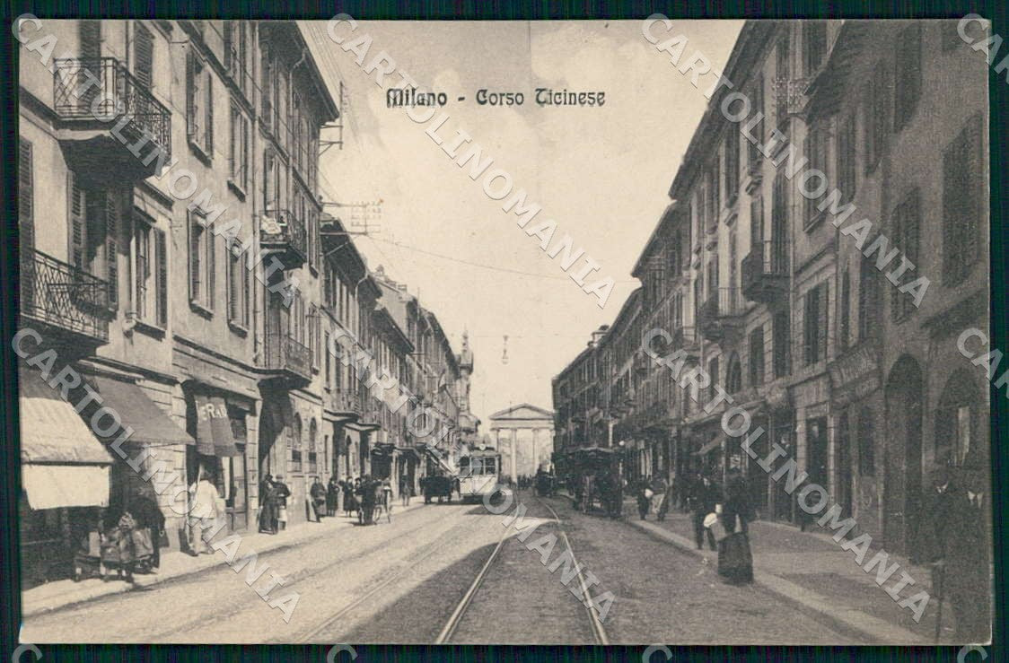Milano Città Corso Ticinese cartolina WX7377 – fronte
