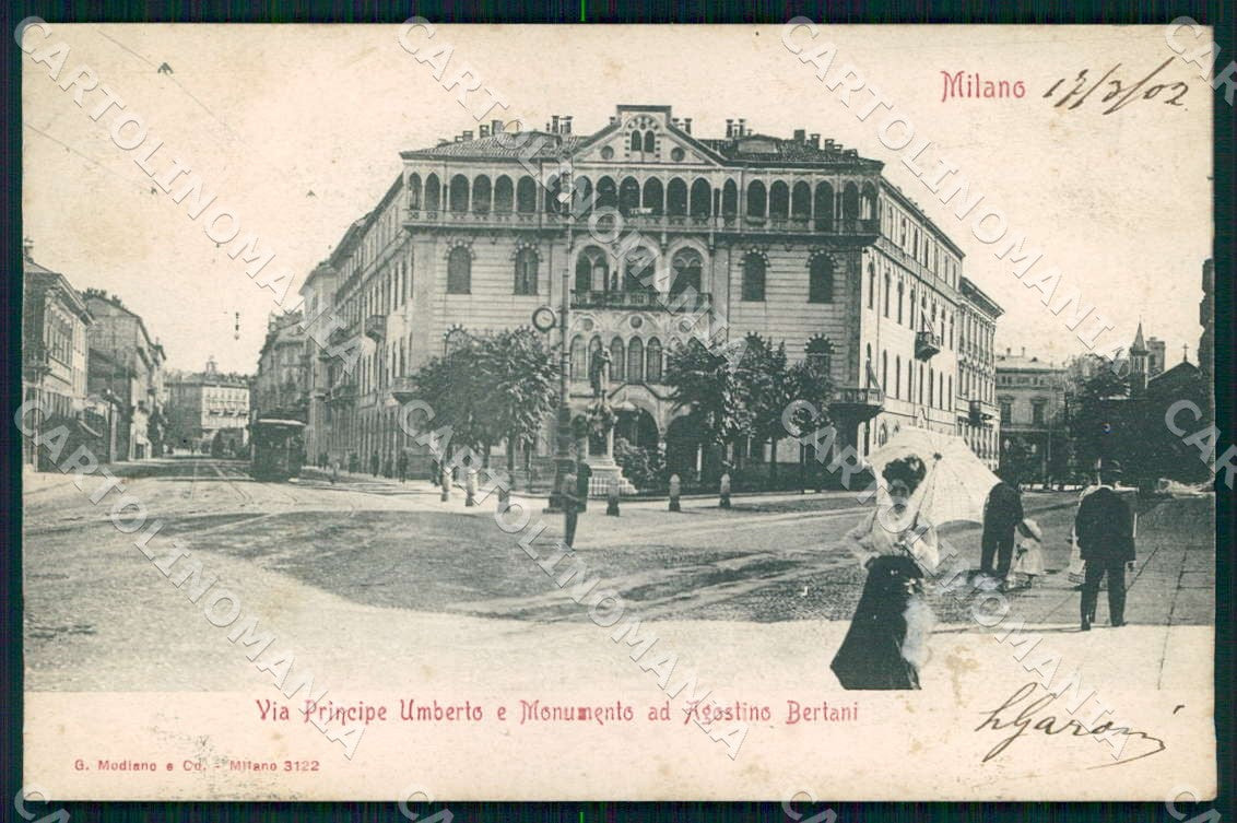 Milano Città Via Principe Umberto Tam cartolina WX7378 – fronte