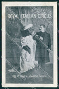 Ammaestratore d'Orso Volpe Royal Italia Circus Circo cartolina WX7380 – fronte