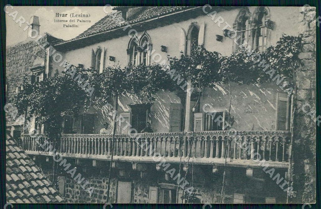 Croazia Croatia Lesina Hvar Palazzo Paladini cartolina WX7384 – fronte