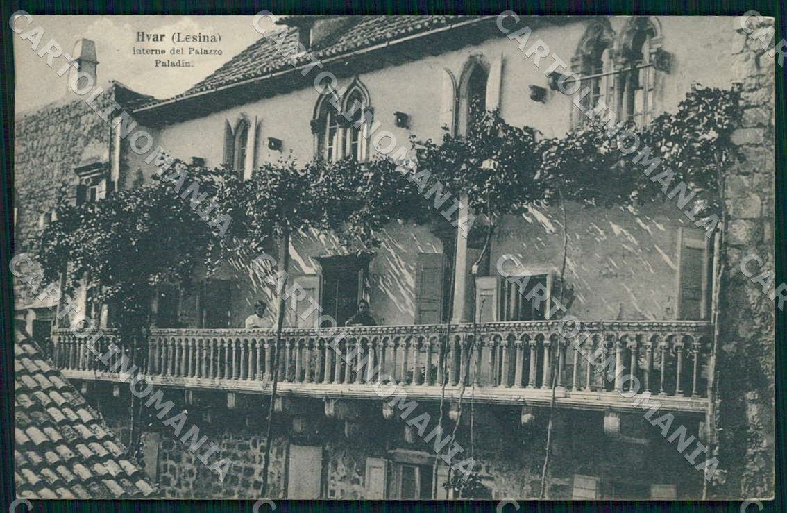 Croazia Croatia Lesina Hvar Palazzo Paladini cartolina WX7384 – fronte