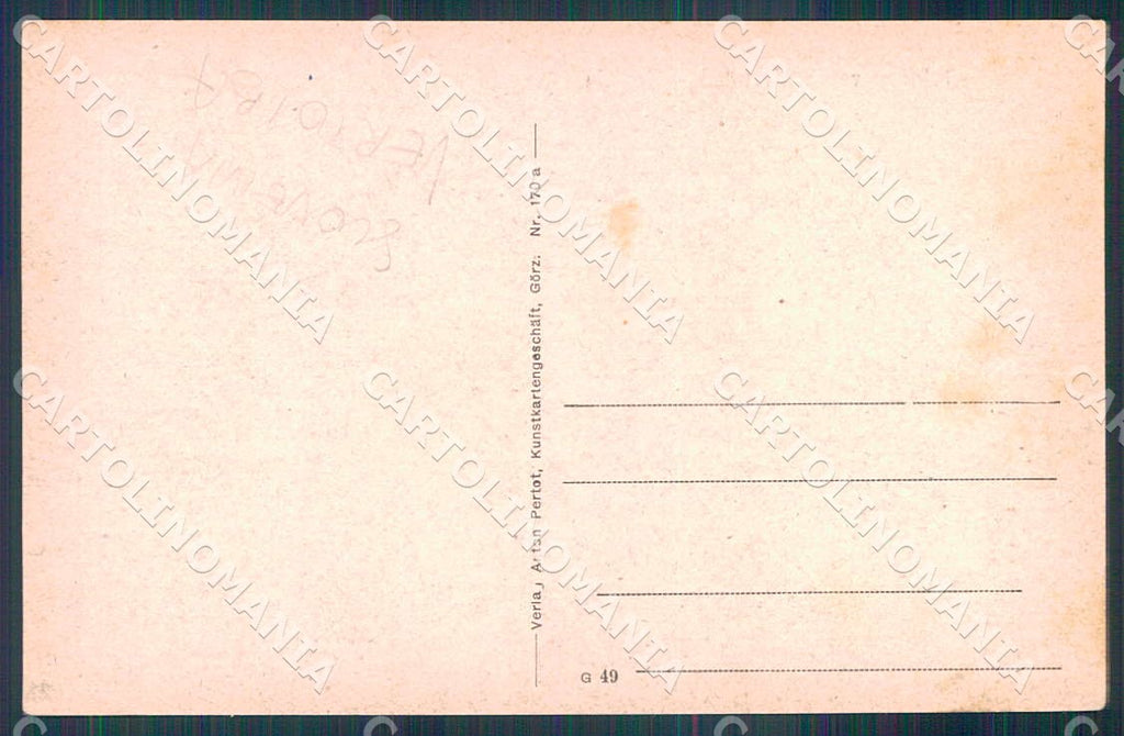 Slovenia Vrtjba Gorizia San Pietro Vertoiba WW1 Trincee cartolina WX7397 – retro