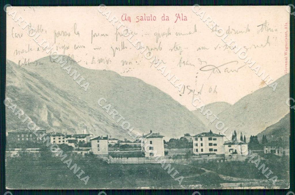 Trento Ala un saluto da cartolina WX7398 – fronte